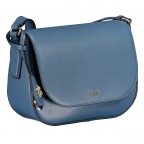 Umhängetasche Numah Saddlebag Open Blue, Farbe: blau/petrol, Marke: BOSS, EAN: 4063546747842, Abmessungen in cm: 23x16x8, Bild 2 von 6