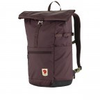 Rucksack High Coast Foldsack Volumen 24 Liter Blackberry, Farbe: rot/weinrot, Marke: Fjällräven, EAN: 7323451088834, Abmessungen in cm: 26x45x20, Bild 2 von 11
