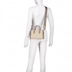 Handtasche Sandy Small Tote Light Beige, Farbe: beige, Marke: BOSS, EAN: 4063546748030, Abmessungen in cm: 22x15x7.5, Bild 6 von 7