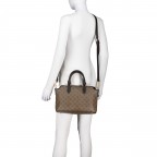 Handtasche Mazzolino Lauren SHZ Toffee, Farbe: braun, Marke: Joop!, EAN: 4048835256861, Abmessungen in cm: 29.5x22x10.5, Bild 6 von 7