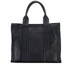 Handtasche Dollaro Book Tote Schwarz, Farbe: schwarz, Marke: Hausfelder Manufaktur, EAN: 4065646025349, Abmessungen in cm: 26x19x11, Bild 3 von 7