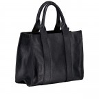 Handtasche Dollaro Book Tote Schwarz, Farbe: schwarz, Marke: Hausfelder Manufaktur, EAN: 4065646025349, Abmessungen in cm: 26x19x11, Bild 2 von 7