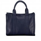 Handtasche Dollaro Book Tote Dunkelblau, Farbe: blau/petrol, Marke: Hausfelder Manufaktur, EAN: 4065646025356, Abmessungen in cm: 26x19x11, Bild 3 von 7