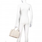 Handtasche Dollaro Book Tote Beige, Farbe: beige, Marke: Hausfelder Manufaktur, EAN: 4065646025370, Abmessungen in cm: 26x19x11, Bild 4 von 7