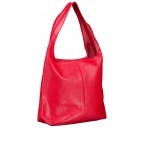 Beuteltasche Dollaro Rot, Farbe: rot/weinrot, Marke: Hausfelder Manufaktur, EAN: 4065646025387, Abmessungen in cm: 33.5x32.5x16, Bild 2 von 5