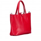 Handtasche Dollaro Hellrot, Farbe: rot/weinrot, Marke: Hausfelder Manufaktur, EAN: 4065646025394, Abmessungen in cm: 23.5x23x8, Bild 2 von 7