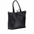 Handtasche Dollaro Schwarz, Farbe: schwarz, Marke: Hausfelder Manufaktur, EAN: 4065646025400, Abmessungen in cm: 23.5x23x8, Bild 2 von 7