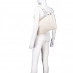 Umhängetasche Dollaro Beige, Farbe: beige, Marke: Hausfelder Manufaktur, EAN: 4065646025424, Abmessungen in cm: 35x25x1, Bild 4 von 8