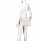 Umhängetasche Dollaro Beige, Farbe: beige, Marke: Hausfelder Manufaktur, EAN: 4065646025424, Abmessungen in cm: 35x25x1, Bild 6 von 8