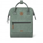 Rucksack Adventurer Medium Niagara mit zwei auswechselbaren Vortaschen Grün, Farbe: grün/oliv, Marke: Cabaia, EAN: 3667022007430, Abmessungen in cm: 27x41x16, Bild 3 von 10