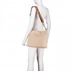 Beuteltasche Dalia Hobo Kaia Natural, Farbe: beige, Marke: Abro, EAN: 4067278659626, Abmessungen in cm: 37x32x14, Bild 5 von 7