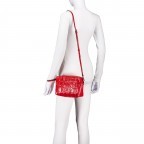 Umhängetasche Maxi Cocco Kaia Red, Farbe: rot/weinrot, Marke: Abro, EAN: 4067278669717, Abmessungen in cm: 22x15x7, Bild 4 von 6