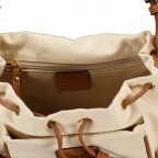 Umhängetasche Olana Cotton Star Saddle Natural Cuoio, Farbe: cognac, Marke: Abro, EAN: 4067278676715, Abmessungen in cm: 26x22x10, Bild 8 von 8