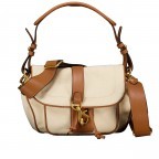 Umhängetasche Olana Cotton Star Saddle Natural Cuoio, Farbe: cognac, Marke: Abro, EAN: 4067278676715, Abmessungen in cm: 26x22x10, Bild 1 von 8