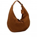 Beuteltasche Suede Weaving Nana Big Cuoio, Farbe: cognac, Marke: Abro, EAN: 4067278673950, Abmessungen in cm: 46x27x6, Bild 2 von 5