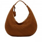 Beuteltasche Suede Weaving Nana Big Cuoio, Farbe: cognac, Marke: Abro, EAN: 4067278673950, Abmessungen in cm: 46x27x6, Bild 3 von 5