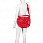 Beuteltasche Maxi Cocco Mia Red, Farbe: rot/weinrot, Marke: Abro, EAN: 4067278675510, Abmessungen in cm: 40x36.5x10, Bild 7 von 8