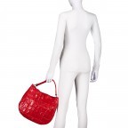 Beuteltasche Maxi Cocco Mia Red, Farbe: rot/weinrot, Marke: Abro, EAN: 4067278675510, Abmessungen in cm: 40x36.5x10, Bild 4 von 8