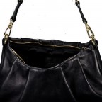 Beuteltasche Piuma Lucido Daya Black Gold, Farbe: schwarz, Marke: Abro, EAN: 4067278656182, Abmessungen in cm: 32x21x10, Bild 7 von 7