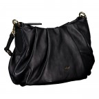 Beuteltasche Piuma Lucido Daya Black Gold, Farbe: schwarz, Marke: Abro, EAN: 4067278656182, Abmessungen in cm: 32x21x10, Bild 2 von 7