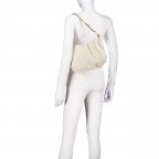 Beuteltasche Piuma Lucido Daya Beige, Farbe: beige, Marke: Abro, EAN: 4067278656229, Abmessungen in cm: 32x21x10, Bild 4 von 7