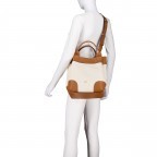 Handtasche Super Drill Essential Medium Ivory Cuoio, Farbe: beige, Marke: Abro, EAN: 4067278656120, Abmessungen in cm: 35x32x20, Bild 6 von 7