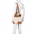 Handtasche Super Drill Essential Medium Ivory Cuoio, Farbe: beige, Marke: Abro, EAN: 4067278656120, Abmessungen in cm: 35x32x20, Bild 5 von 7
