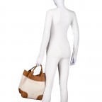 Handtasche Super Drill Essential Medium Ivory Cuoio, Farbe: beige, Marke: Abro, EAN: 4067278656120, Abmessungen in cm: 35x32x20, Bild 4 von 7