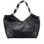 Shopper Piuma Lucido Zaya Black Gold, Farbe: schwarz, Marke: Abro, EAN: 4067278655291, Abmessungen in cm: 38x28x12, Bild 3 von 5