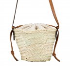 Korbtasche Palma-Dalia Gemma Cuoio, Farbe: cognac, Marke: Abro, EAN: 4067278678009, Abmessungen in cm: 30x17x9, Bild 3 von 6