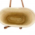 Korbtasche Palma-Dalia Gemma Cuoio, Farbe: cognac, Marke: Abro, EAN: 4067278674087, Abmessungen in cm: 48x27x16, Bild 5 von 5