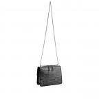 Umhängetasche Roros Croco Print Black, Farbe: schwarz, Marke: Seidenfelt, EAN: 4262455840617, Abmessungen in cm: 21x16.5x6.5, Bild 8 von 8