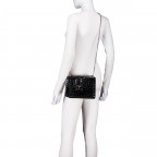 Umhängetasche Roros Croco Print Black, Farbe: schwarz, Marke: Seidenfelt, EAN: 4262455840617, Abmessungen in cm: 21x16.5x6.5, Bild 5 von 8