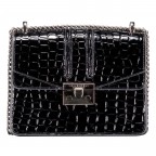 Umhängetasche Roros Croco Print Black, Farbe: schwarz, Marke: Seidenfelt, EAN: 4262455840617, Abmessungen in cm: 21x16.5x6.5, Bild 1 von 8