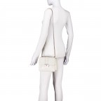Umhängetasche Roros Glossy White, Farbe: weiß, Marke: Seidenfelt, EAN: 4262455840662, Abmessungen in cm: 21x16.5x6.5, Bild 4 von 8