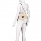 Umhängetasche Roros Glossy Sand, Farbe: beige, Marke: Seidenfelt, EAN: 4262455840679, Abmessungen in cm: 21x16.5x6.5, Bild 3 von 8