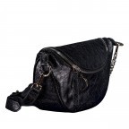 Umhängetasche Big Skien Glossy Black, Farbe: schwarz, Marke: Seidenfelt, EAN: 4262455841294, Abmessungen in cm: 28x17x9, Bild 2 von 10