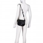 Umhängetasche Big Skien Glossy Black, Farbe: schwarz, Marke: Seidenfelt, EAN: 4262455841294, Abmessungen in cm: 28x17x9, Bild 5 von 10
