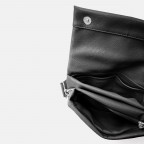 Umhängetasche Vejen Crossbag Glossy Black, Farbe: schwarz, Marke: Seidenfelt, EAN: 4262455842727, Abmessungen in cm: 23x18x3, Bild 5 von 7