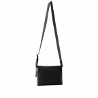 Umhängetasche Vejen Crossbag Glossy Black, Farbe: schwarz, Marke: Seidenfelt, EAN: 4262455842727, Abmessungen in cm: 23x18x3, Bild 7 von 7