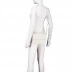 Umhängetasche Vejen Crossbag Glossy White, Farbe: weiß, Marke: Seidenfelt, EAN: 4262455842734, Abmessungen in cm: 23x18x3, Bild 5 von 8