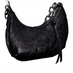 Umhängetasche Vejen Halfmoon Pochette Glossy Black, Farbe: schwarz, Marke: Seidenfelt, EAN: 4262455842758, Abmessungen in cm: 26.5x16x0, Bild 2 von 9