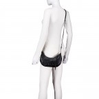 Umhängetasche Vejen Halfmoon Pochette Glossy Black, Farbe: schwarz, Marke: Seidenfelt, EAN: 4262455842758, Abmessungen in cm: 26.5x16x0, Bild 6 von 9