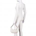 Umhängetasche Vejen Halfmoon Pochette Glossy White, Farbe: weiß, Marke: Seidenfelt, EAN: 4262455842765, Abmessungen in cm: 26.5x16x0, Bild 3 von 9