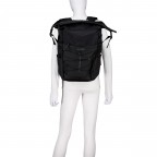 Rucksack Trondheim Windsor Schwarz, Farbe: schwarz, Marke: Blackbeat, EAN: 4066727006448, Abmessungen in cm: 26.5x42x13, Bild 4 von 8