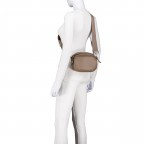 Umhängetasche Alice FU41-1369 Taupe, Farbe: taupe/khaki, Marke: Flanigan, EAN: 4066727005465, Abmessungen in cm: 20.5x15.5x5.5, Bild 5 von 6