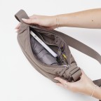 Beuteltasche Puffer Moon Bag Small Monochrome Oyster, Farbe: taupe/khaki, Marke: Got Bag, EAN: 4262457050229, Abmessungen in cm: 32x18x9, Bild 7 von 7