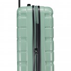 Koffer FLA13 erweiterbar Größe M Light Green, Farbe: grün/oliv, Marke: Flanigan, EAN: 4066727003560, Abmessungen in cm: 44.5x66x28, Bild 8 von 9