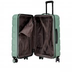Koffer FLA13 erweiterbar Größe M Light Green, Farbe: grün/oliv, Marke: Flanigan, EAN: 4066727003560, Abmessungen in cm: 44.5x66x28, Bild 7 von 9