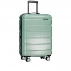 Koffer FLA13 erweiterbar Größe M Light Green, Farbe: grün/oliv, Marke: Flanigan, EAN: 4066727003560, Abmessungen in cm: 44.5x66x28, Bild 2 von 9